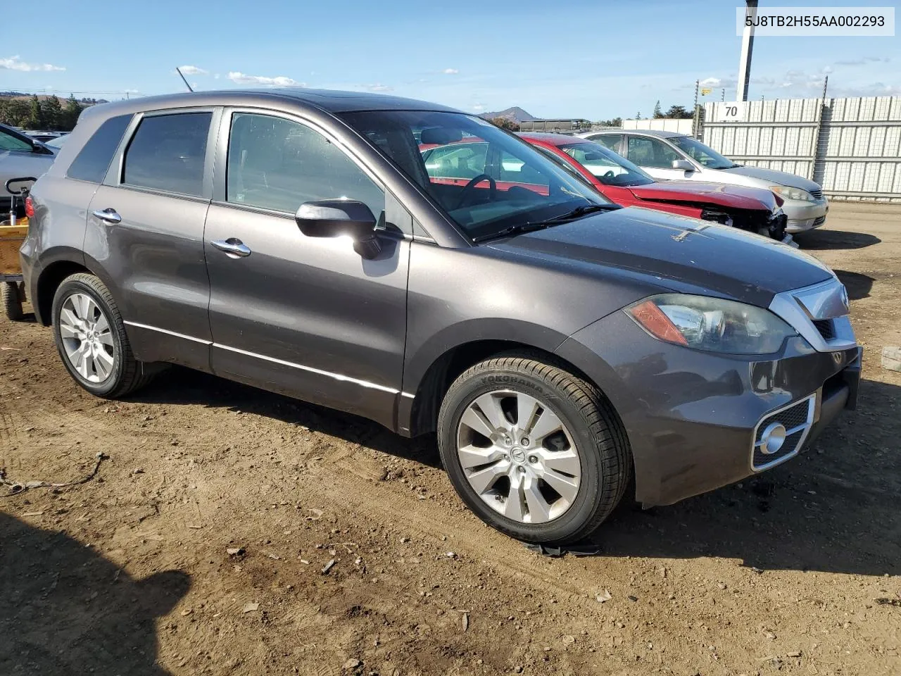 2010 Acura Rdx Technology VIN: 5J8TB2H55AA002293 Lot: 77899554