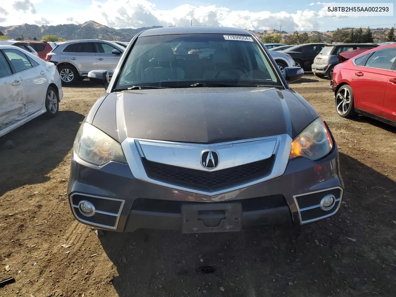 2010 Acura Rdx Technology VIN: 5J8TB2H55AA002293 Lot: 77899554