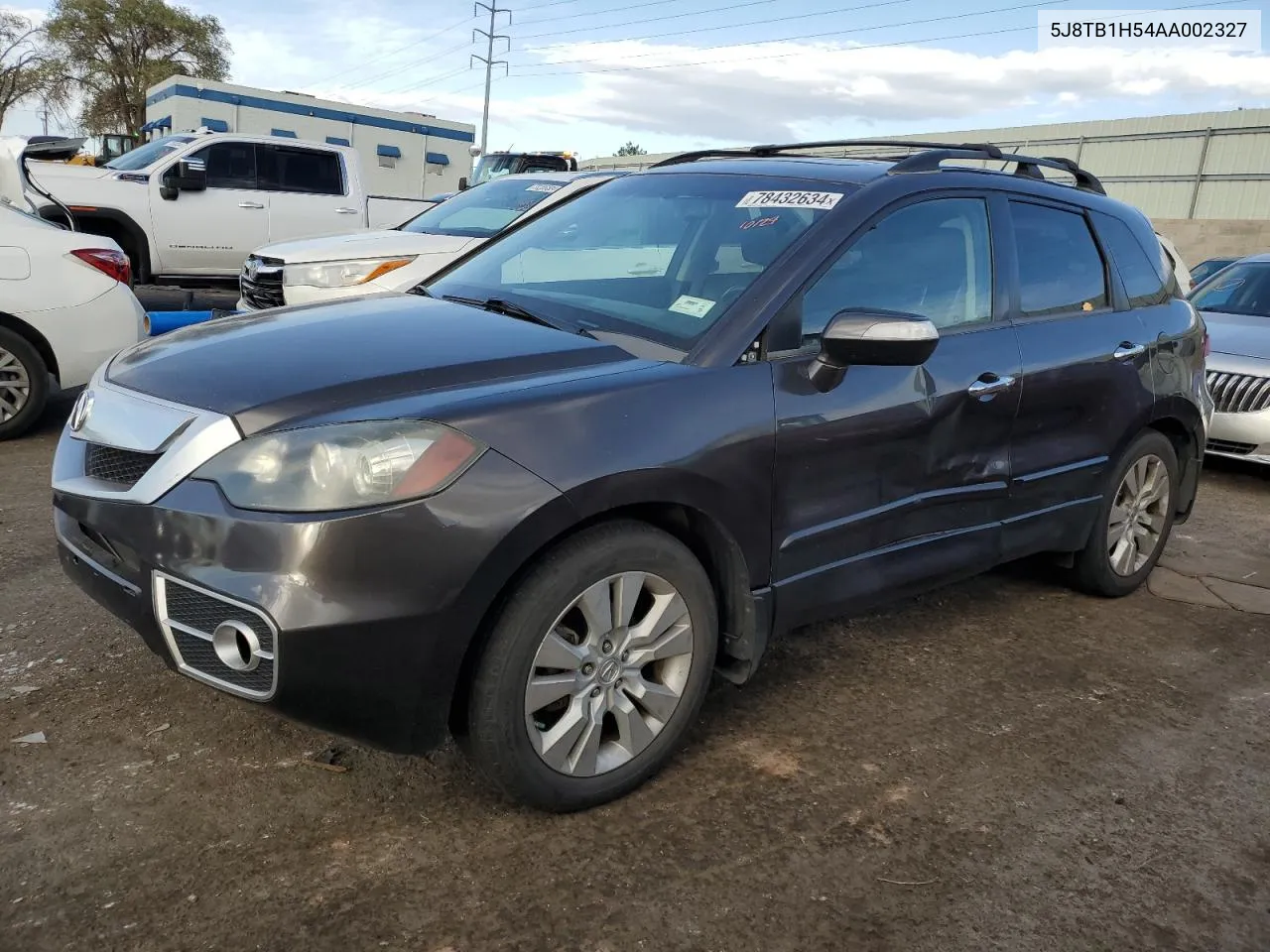 2010 Acura Rdx Technology VIN: 5J8TB1H54AA002327 Lot: 78432634