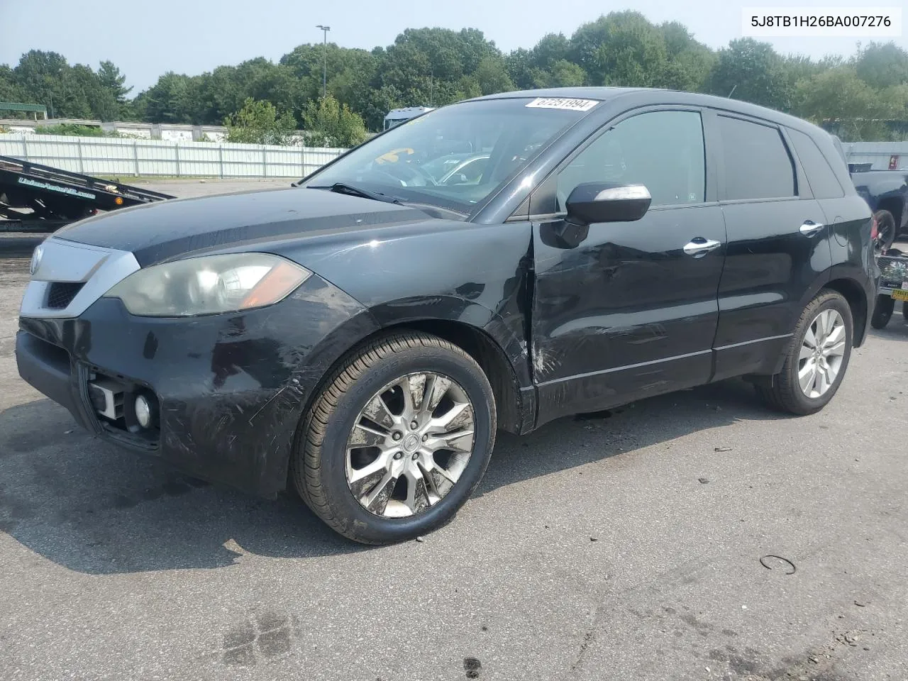 2011 Acura Rdx VIN: 5J8TB1H26BA007276 Lot: 67251994