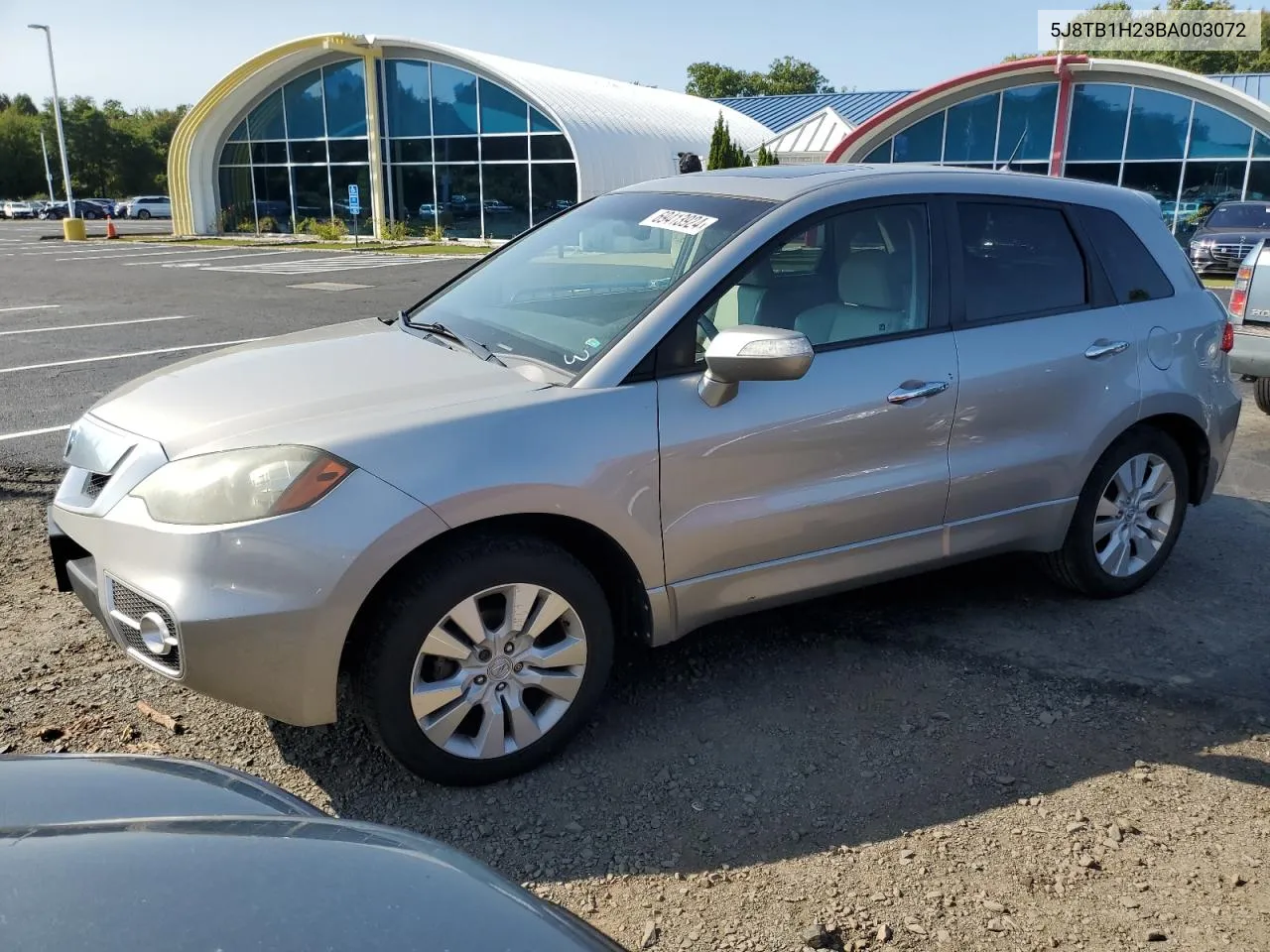 2011 Acura Rdx VIN: 5J8TB1H23BA003072 Lot: 69413924