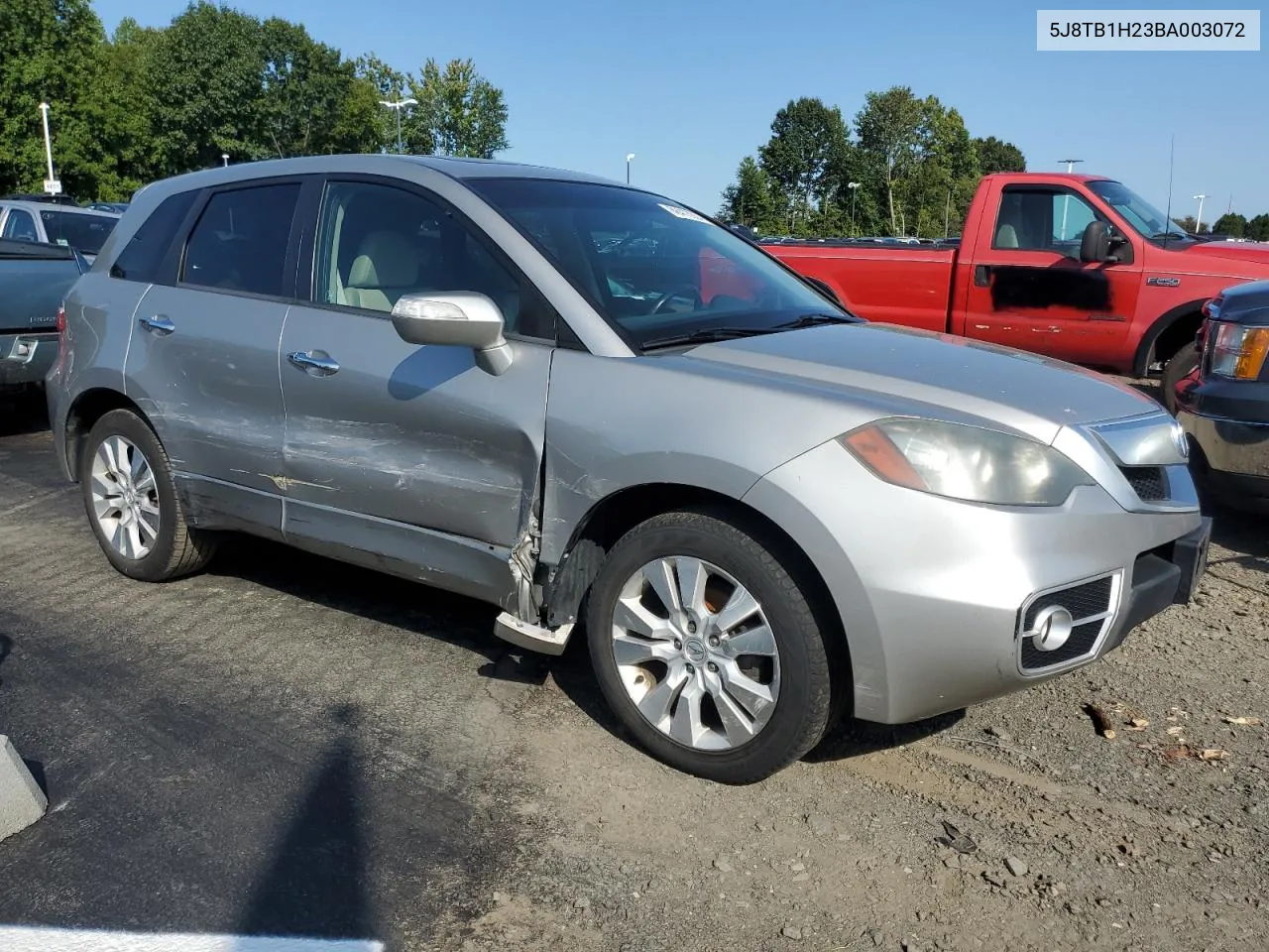 2011 Acura Rdx VIN: 5J8TB1H23BA003072 Lot: 69413924