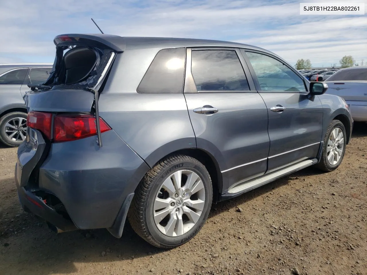 2011 Acura Rdx VIN: 5J8TB1H22BA802261 Lot: 71618894