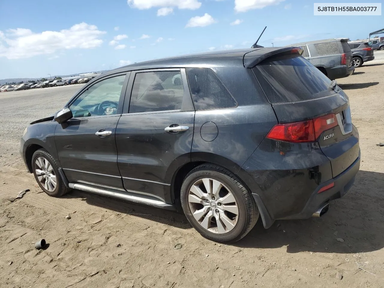 2011 Acura Rdx Technology VIN: 5J8TB1H55BA003777 Lot: 71848694