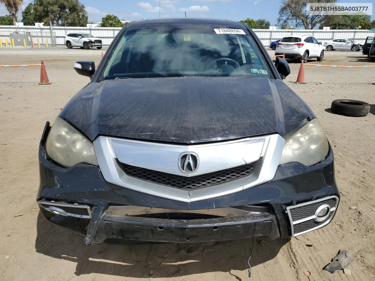 5J8TB1H55BA003777 2011 Acura Rdx Technology