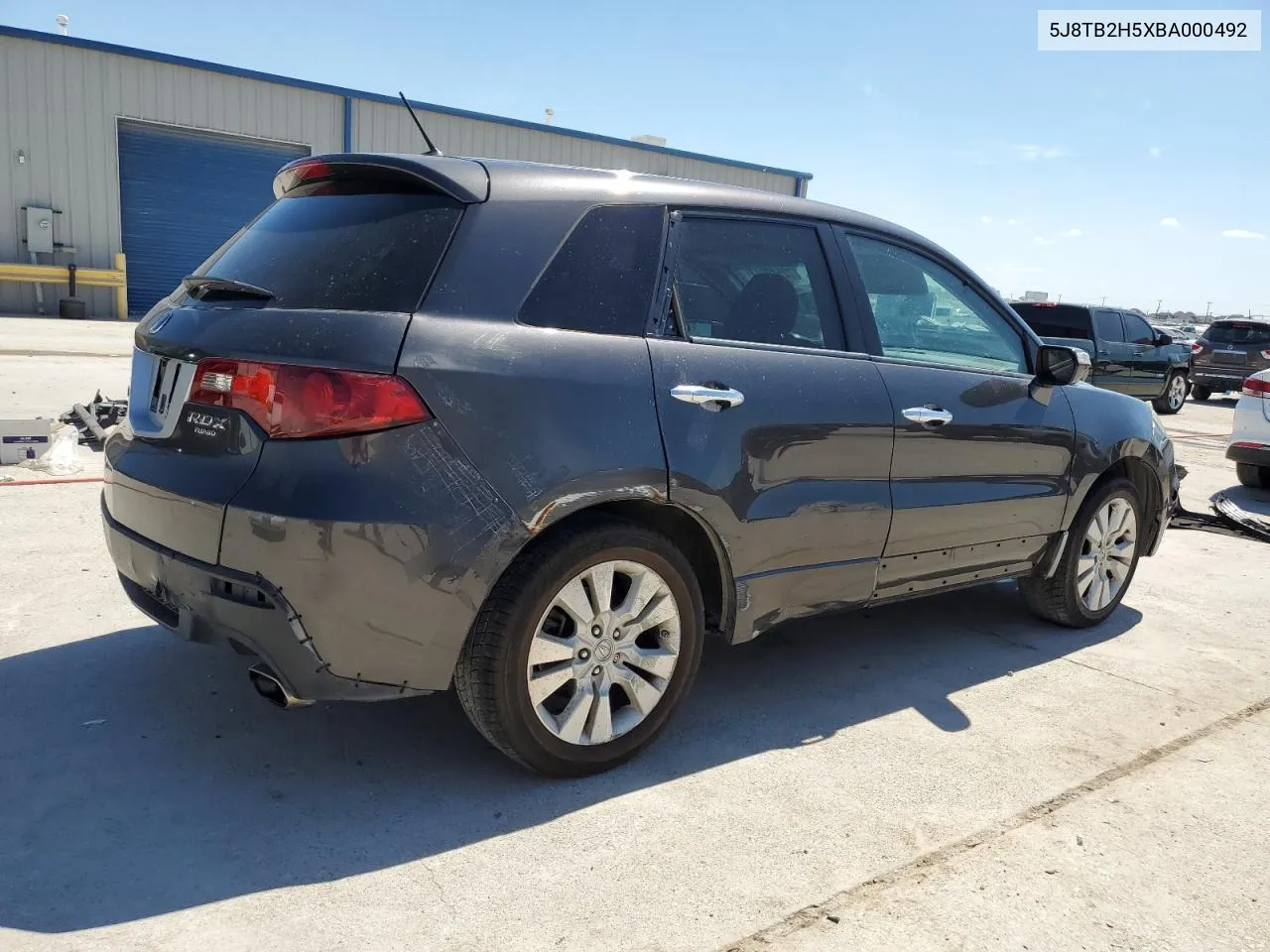 2011 Acura Rdx Technology VIN: 5J8TB2H5XBA000492 Lot: 72549944