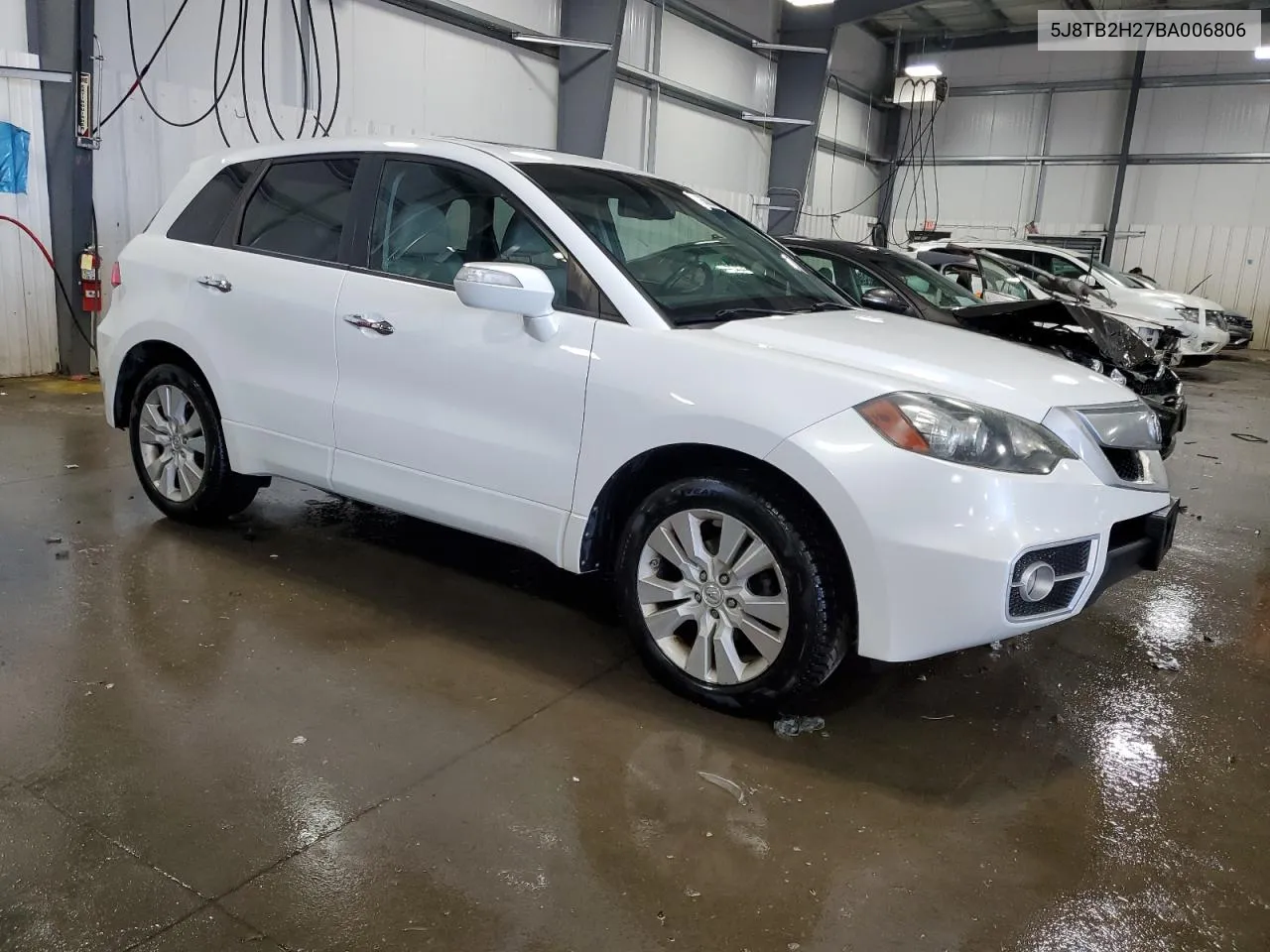 2011 Acura Rdx VIN: 5J8TB2H27BA006806 Lot: 73206284