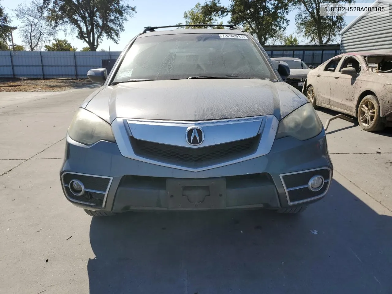 2011 Acura Rdx Technology VIN: 5J8TB2H52BA005105 Lot: 73248914