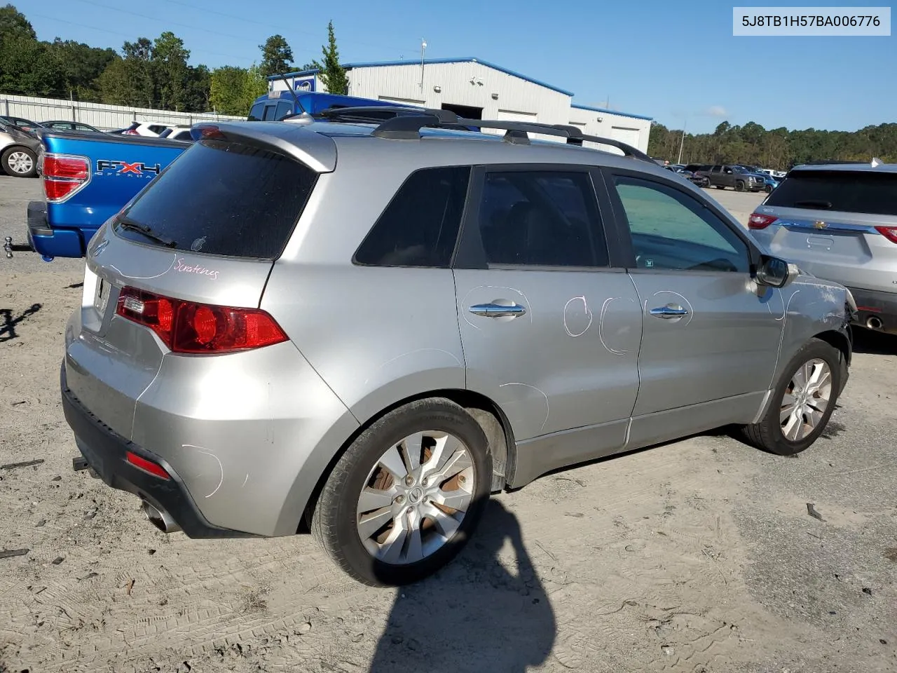 2011 Acura Rdx Technology VIN: 5J8TB1H57BA006776 Lot: 73455134