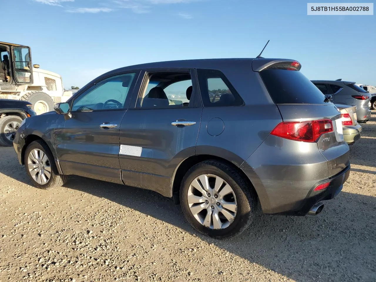 2011 Acura Rdx Technology VIN: 5J8TB1H55BA002788 Lot: 74171574