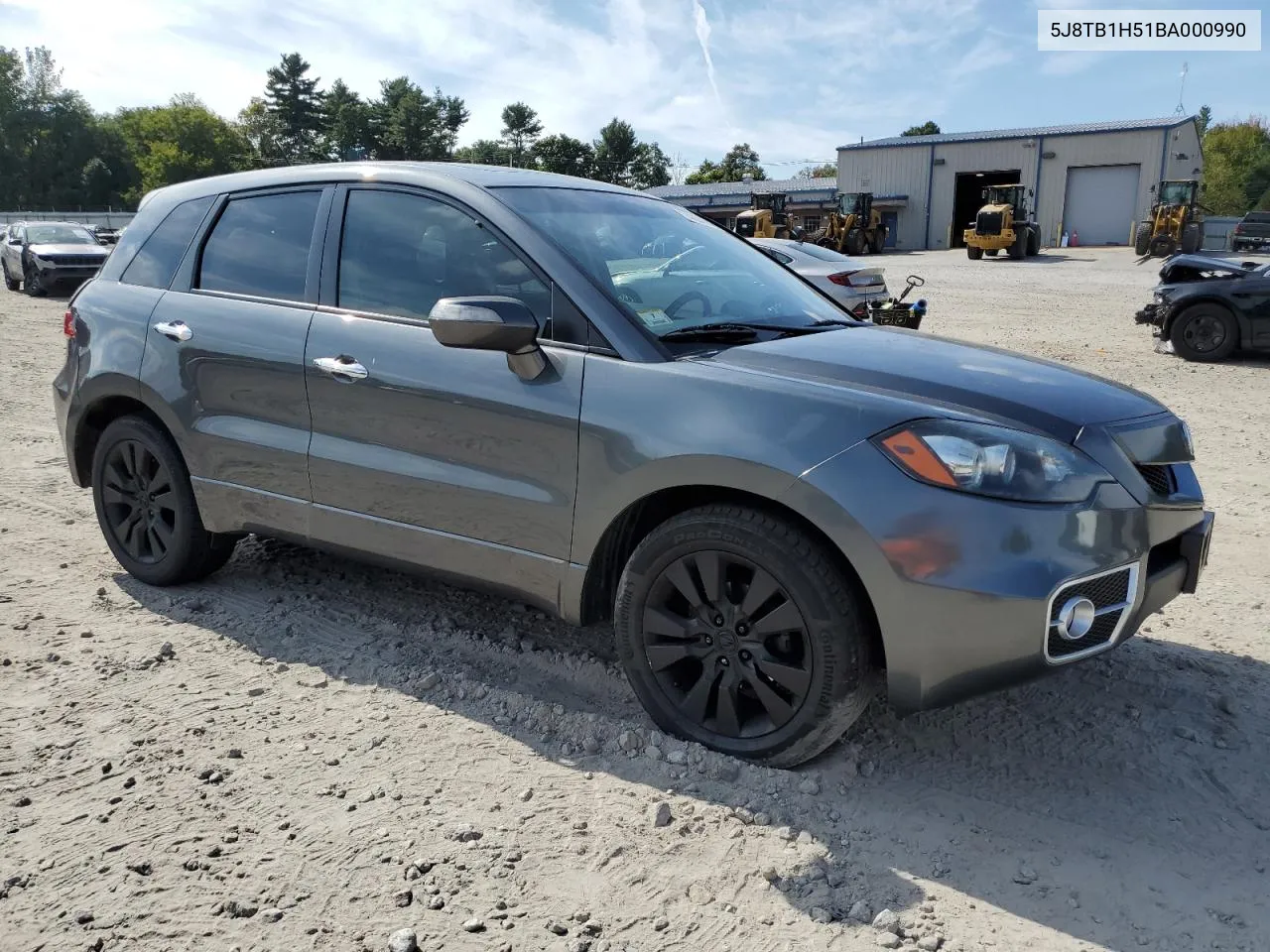 2011 Acura Rdx Technology VIN: 5J8TB1H51BA000990 Lot: 74694844