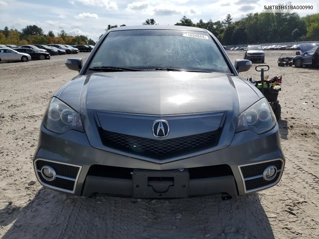 2011 Acura Rdx Technology VIN: 5J8TB1H51BA000990 Lot: 74694844