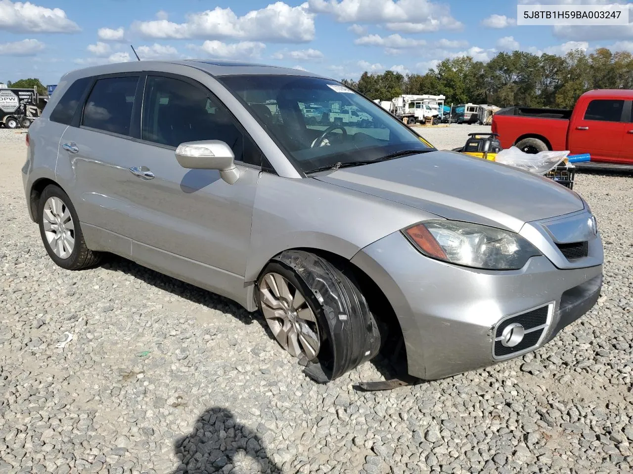 2011 Acura Rdx Technology VIN: 5J8TB1H59BA003247 Lot: 77378494