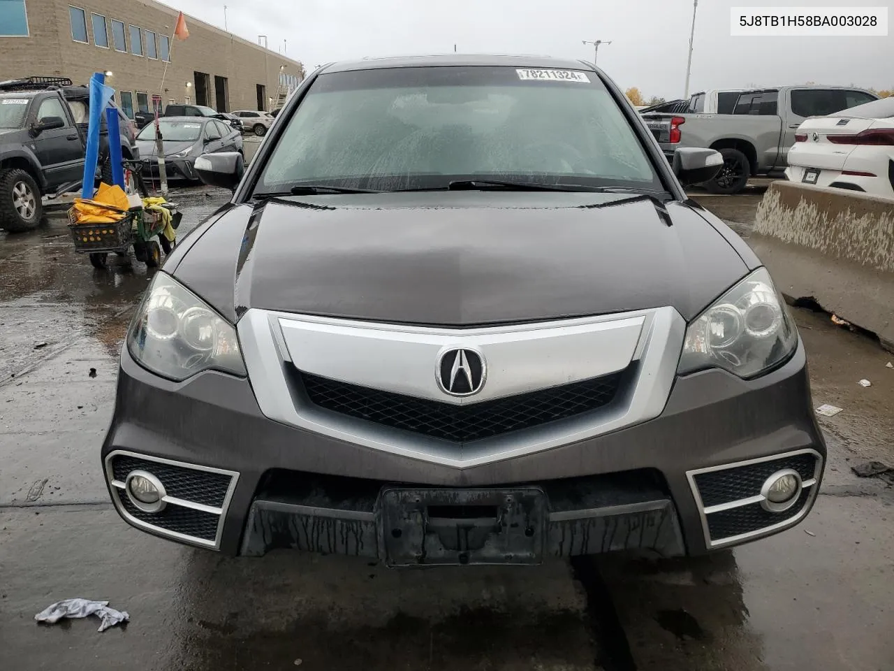 2011 Acura Rdx Technology VIN: 5J8TB1H58BA003028 Lot: 78211324