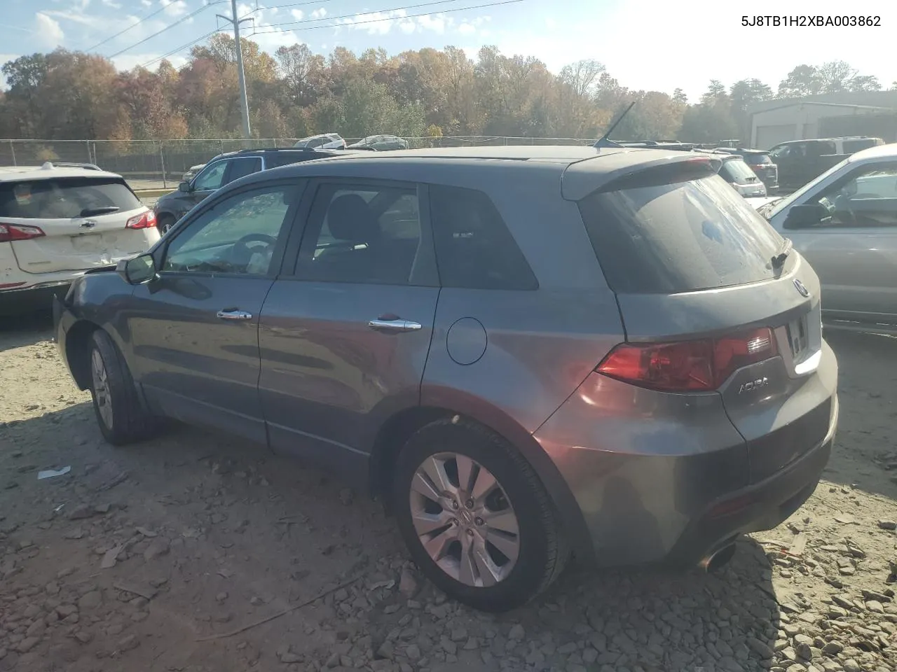 2011 Acura Rdx VIN: 5J8TB1H2XBA003862 Lot: 78787424