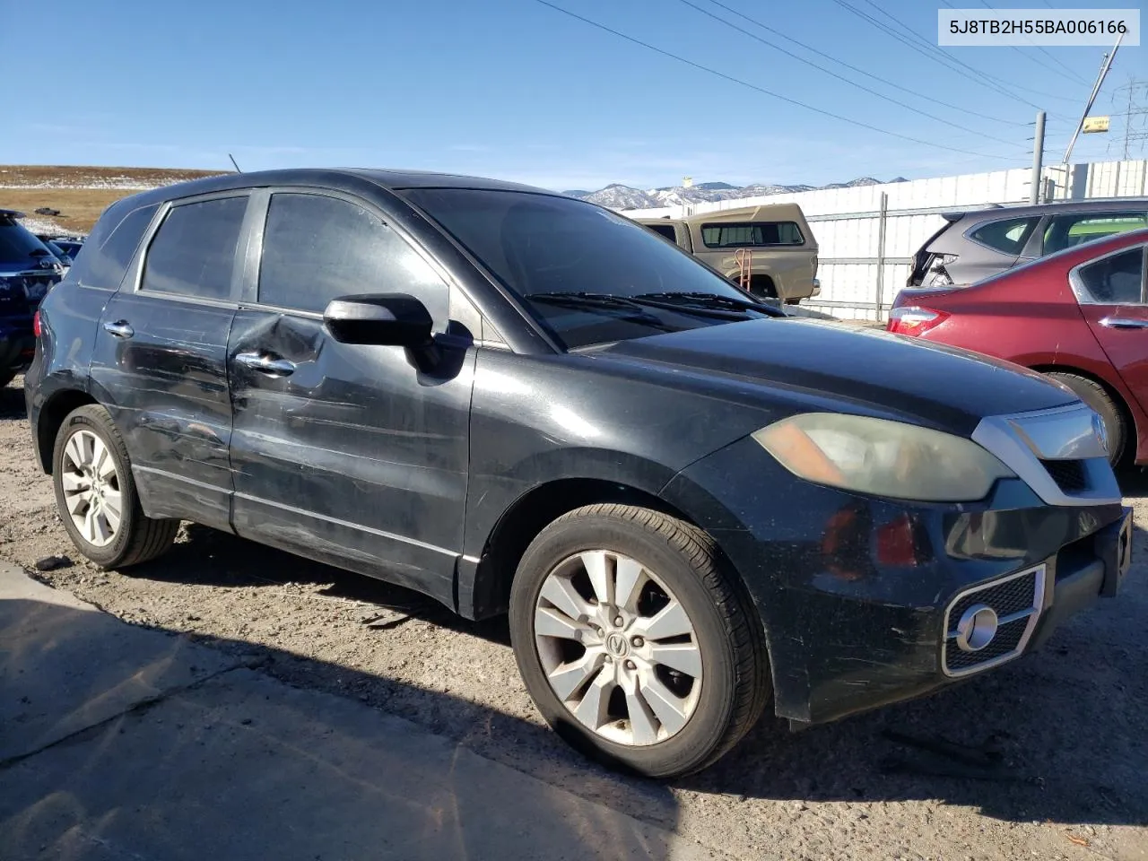 2011 Acura Rdx Technology VIN: 5J8TB2H55BA006166 Lot: 78945214