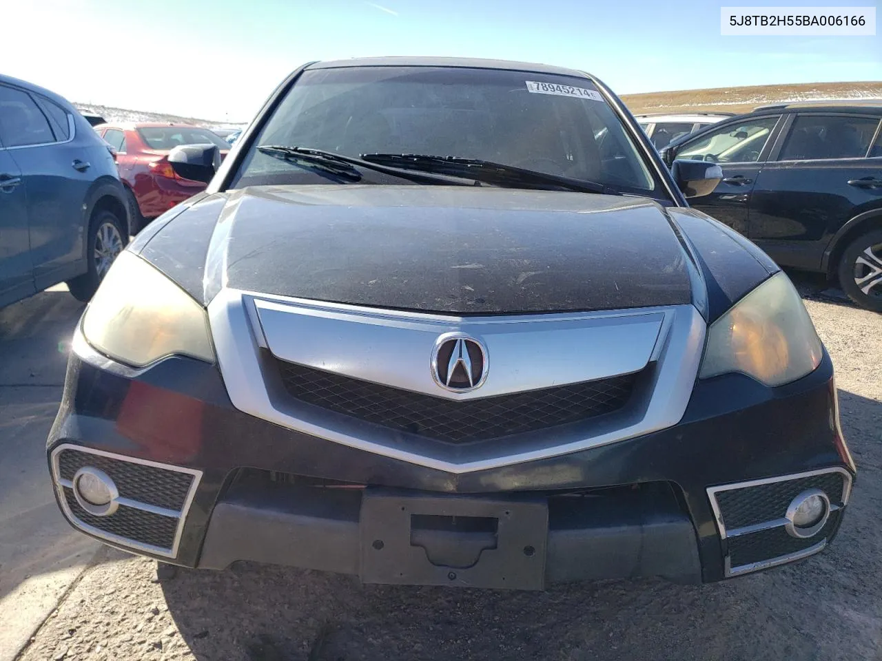 2011 Acura Rdx Technology VIN: 5J8TB2H55BA006166 Lot: 78945214