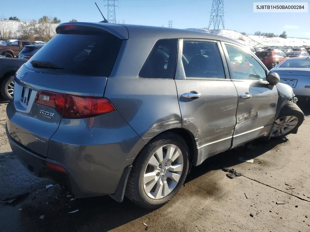 2011 Acura Rdx Technology VIN: 5J8TB1H50BA000284 Lot: 79734284