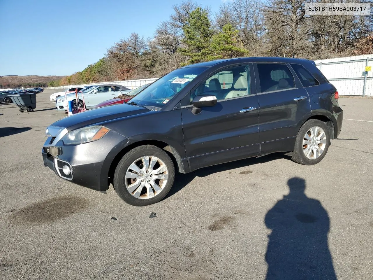 2011 Acura Rdx Technology VIN: 5J8TB1H59BA003717 Lot: 80330294