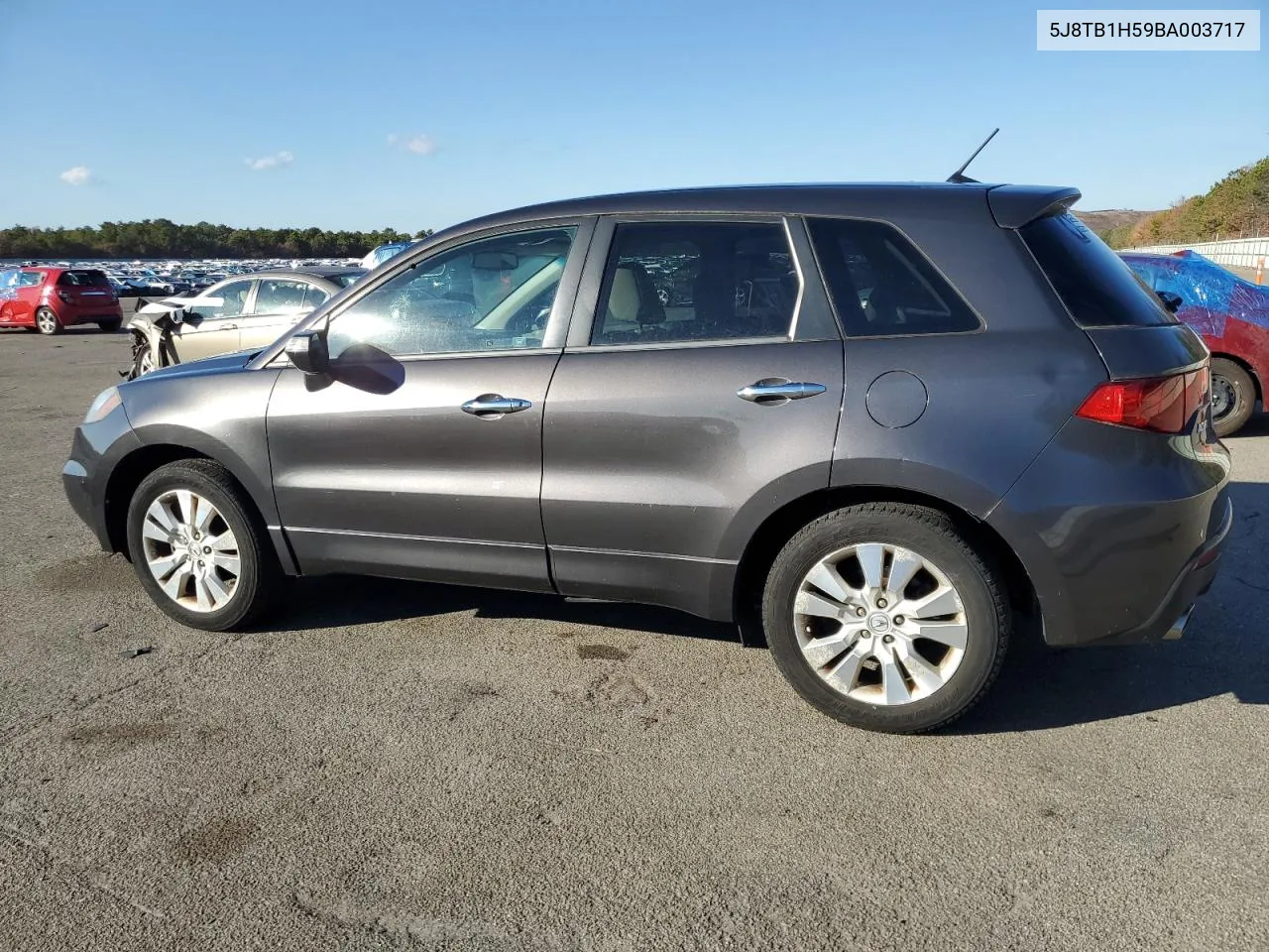 2011 Acura Rdx Technology VIN: 5J8TB1H59BA003717 Lot: 80330294