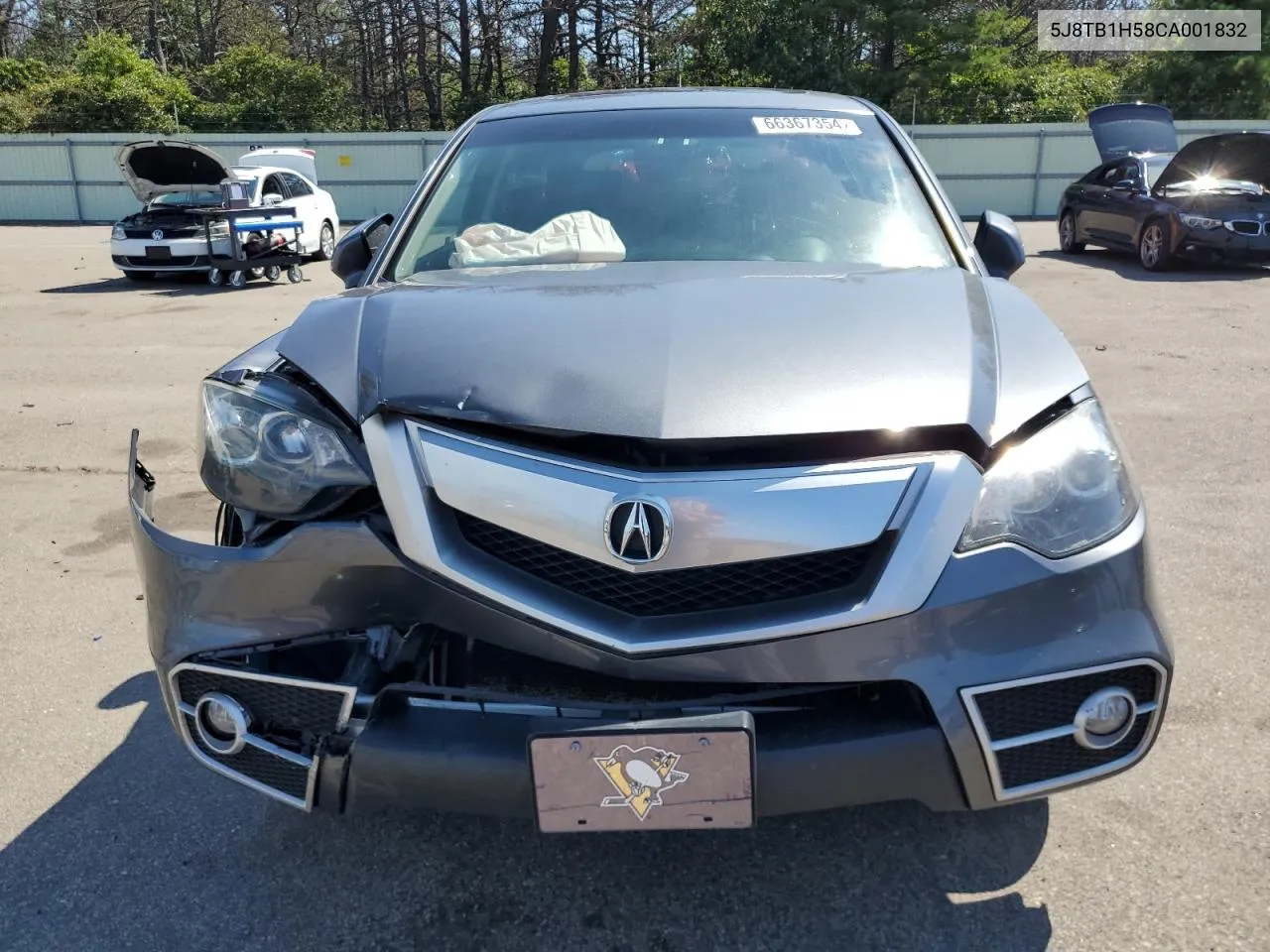 2012 Acura Rdx Technology VIN: 5J8TB1H58CA001832 Lot: 66367354