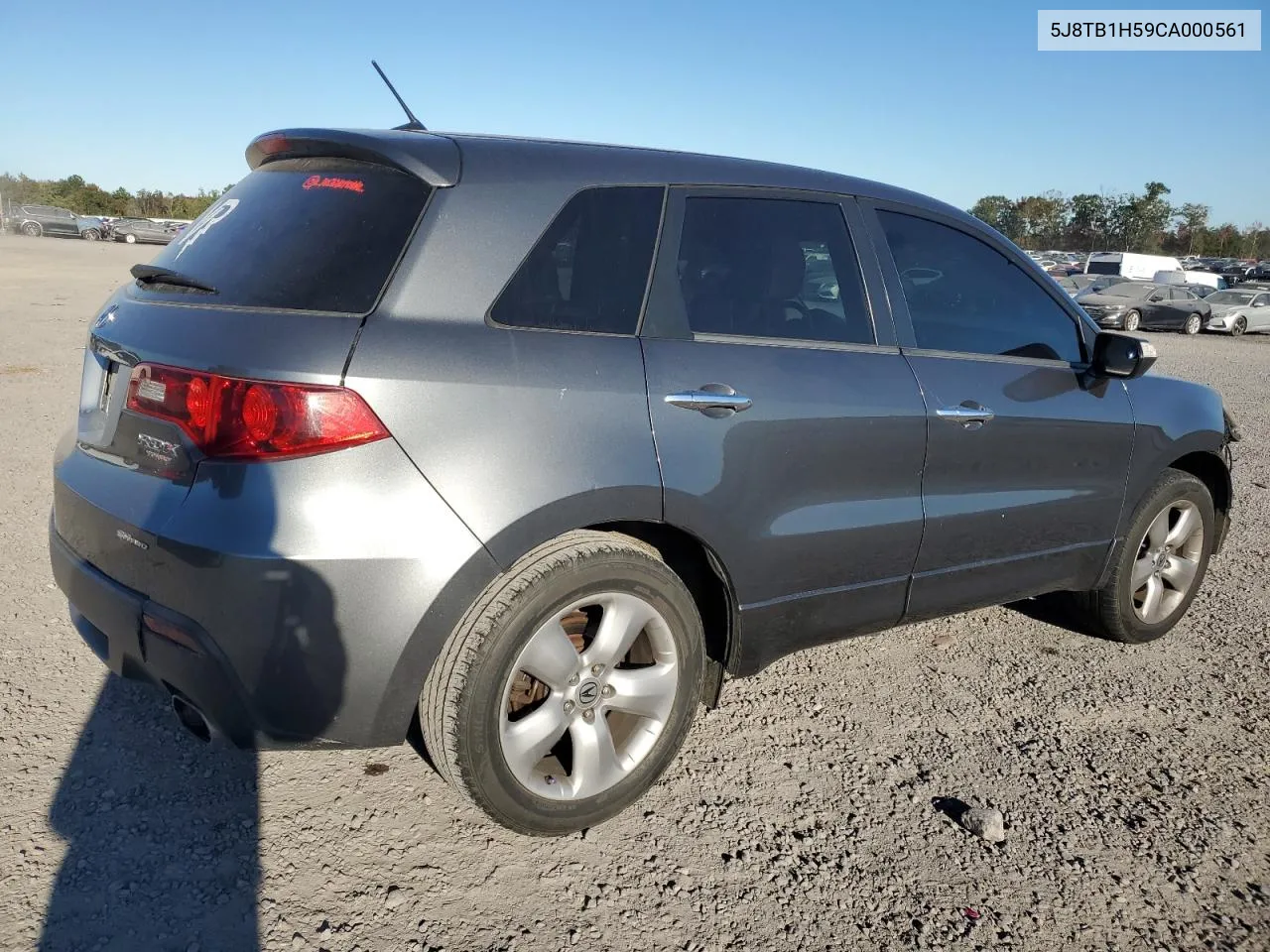 2012 Acura Rdx Technology VIN: 5J8TB1H59CA000561 Lot: 75694714