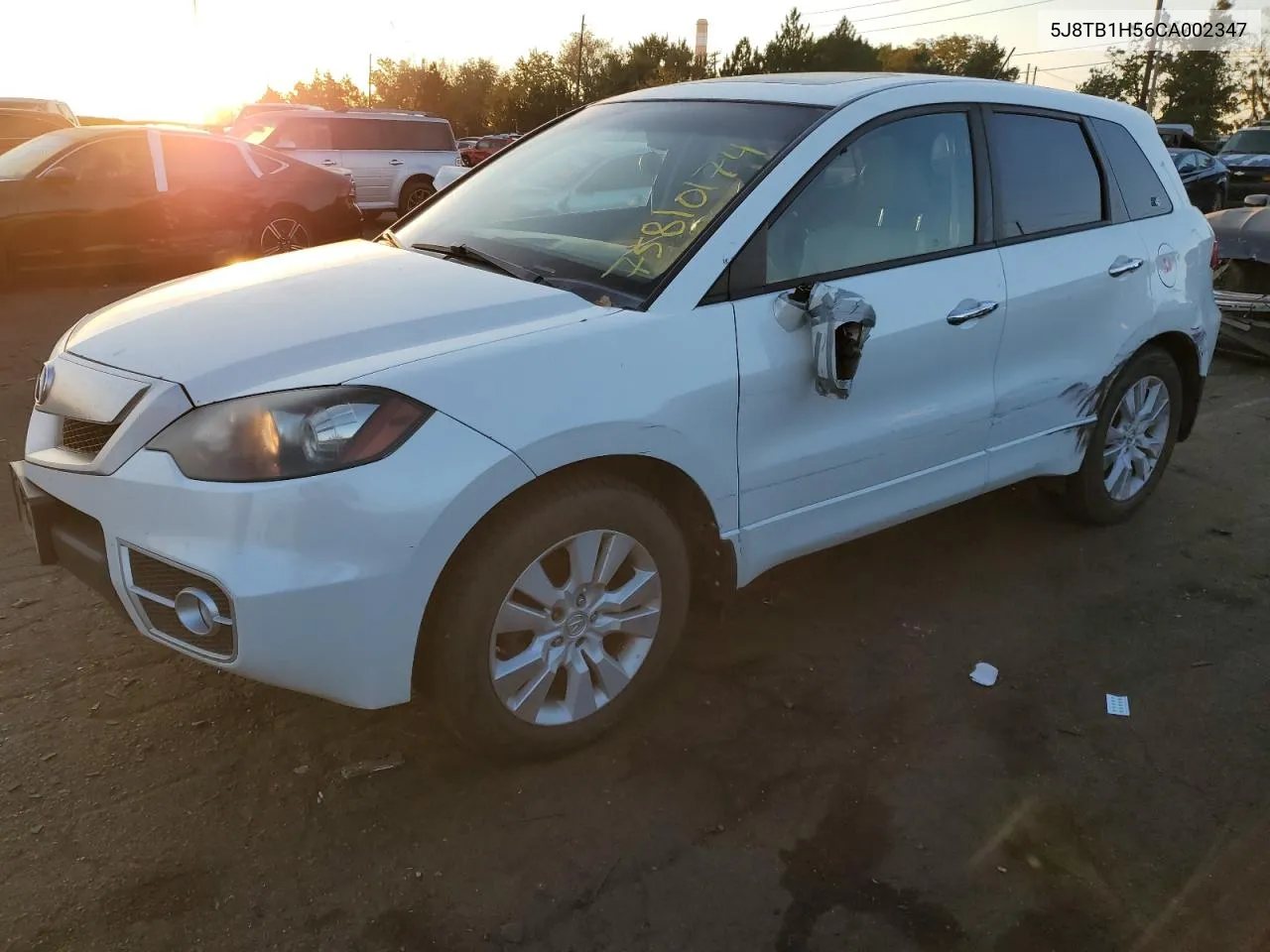 2012 Acura Rdx Technology VIN: 5J8TB1H56CA002347 Lot: 75810174