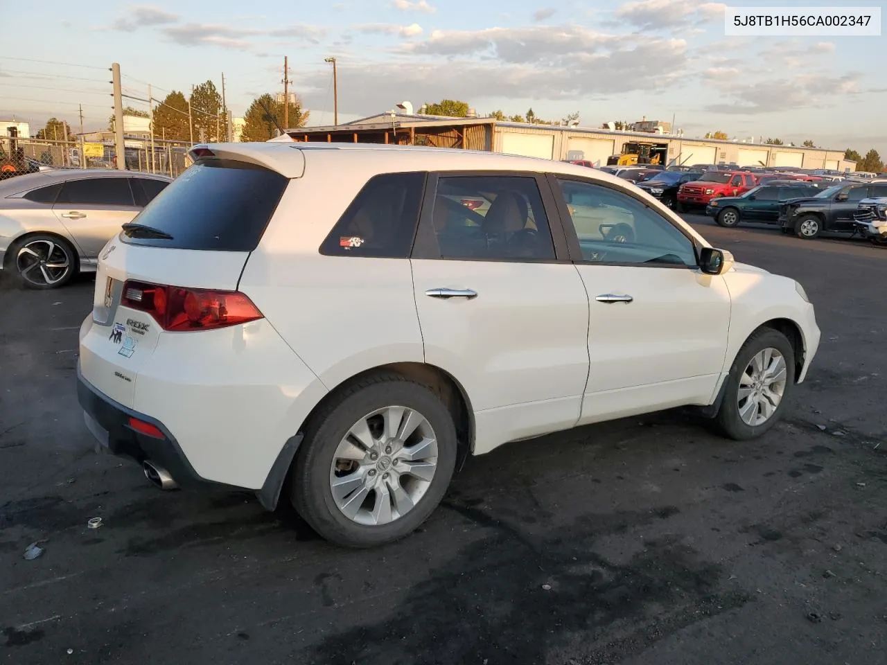 2012 Acura Rdx Technology VIN: 5J8TB1H56CA002347 Lot: 75810174