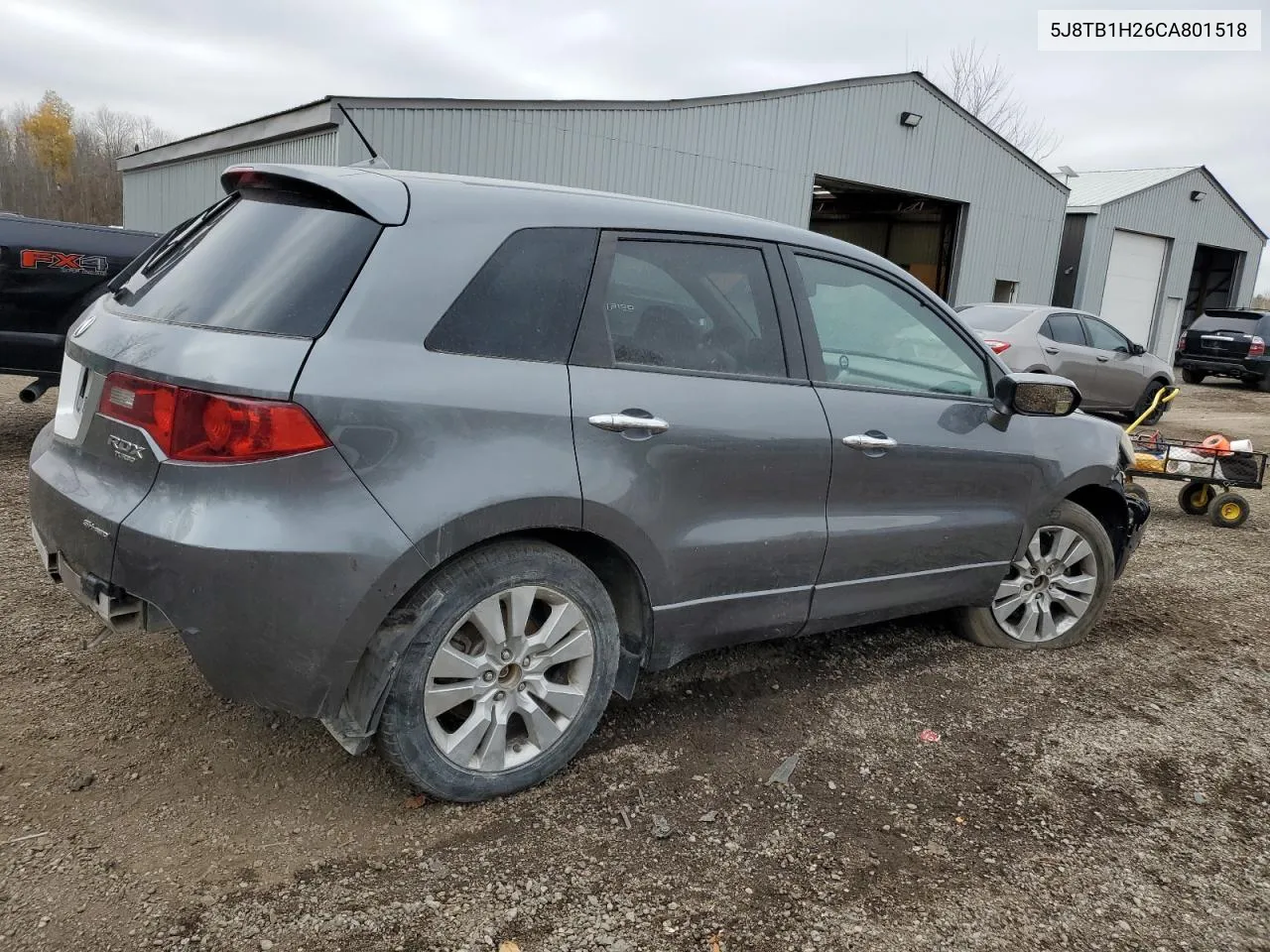 2012 Acura Rdx VIN: 5J8TB1H26CA801518 Lot: 76529984