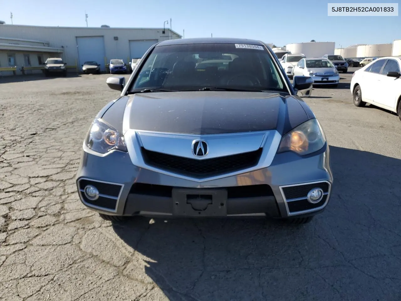 2012 Acura Rdx Technology VIN: 5J8TB2H52CA001833 Lot: 79138594