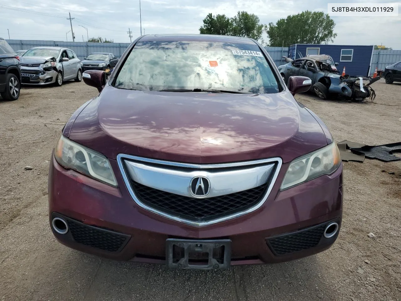 5J8TB4H3XDL011929 2013 Acura Rdx