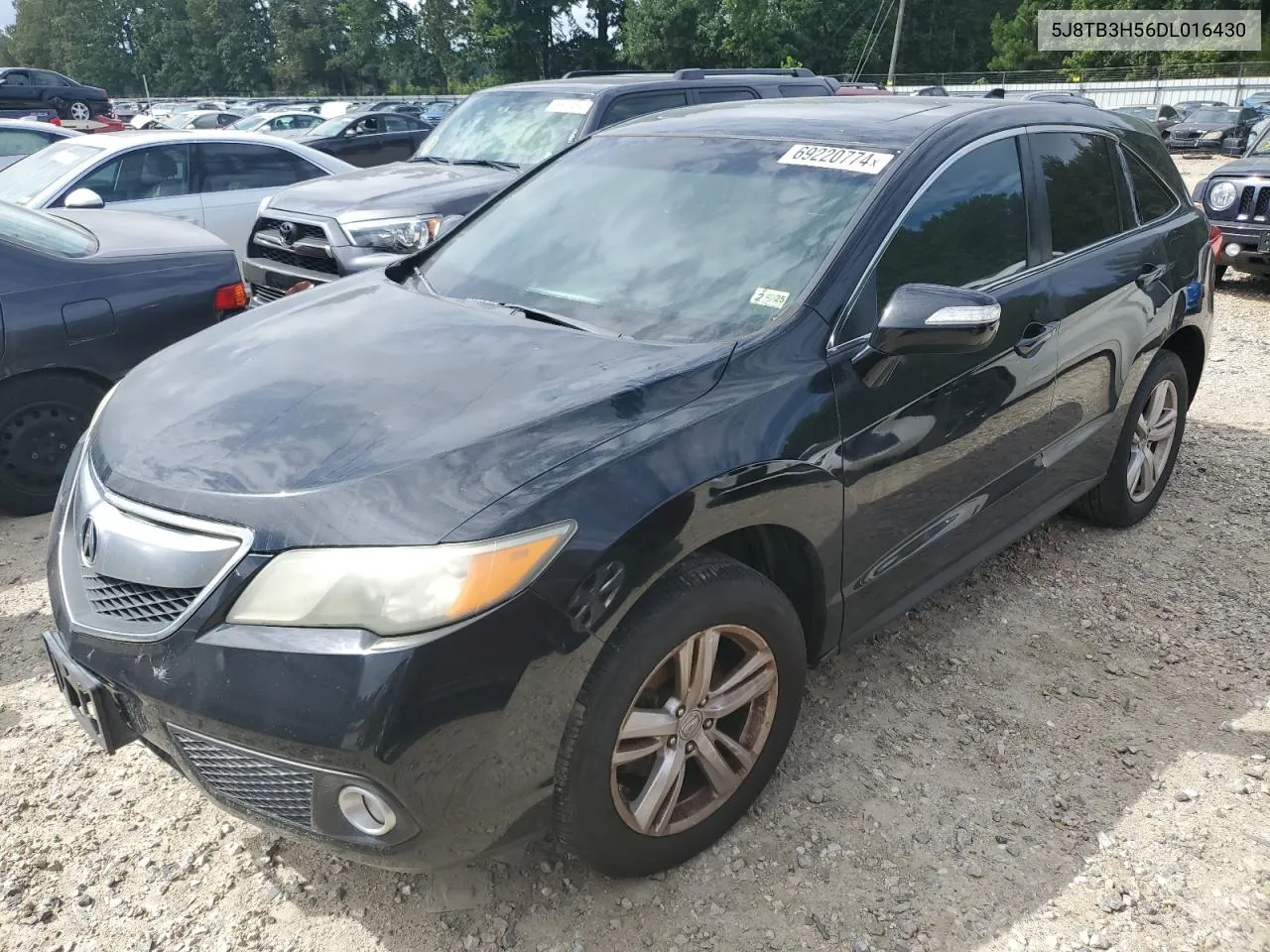 2013 Acura Rdx Technology VIN: 5J8TB3H56DL016430 Lot: 69220774