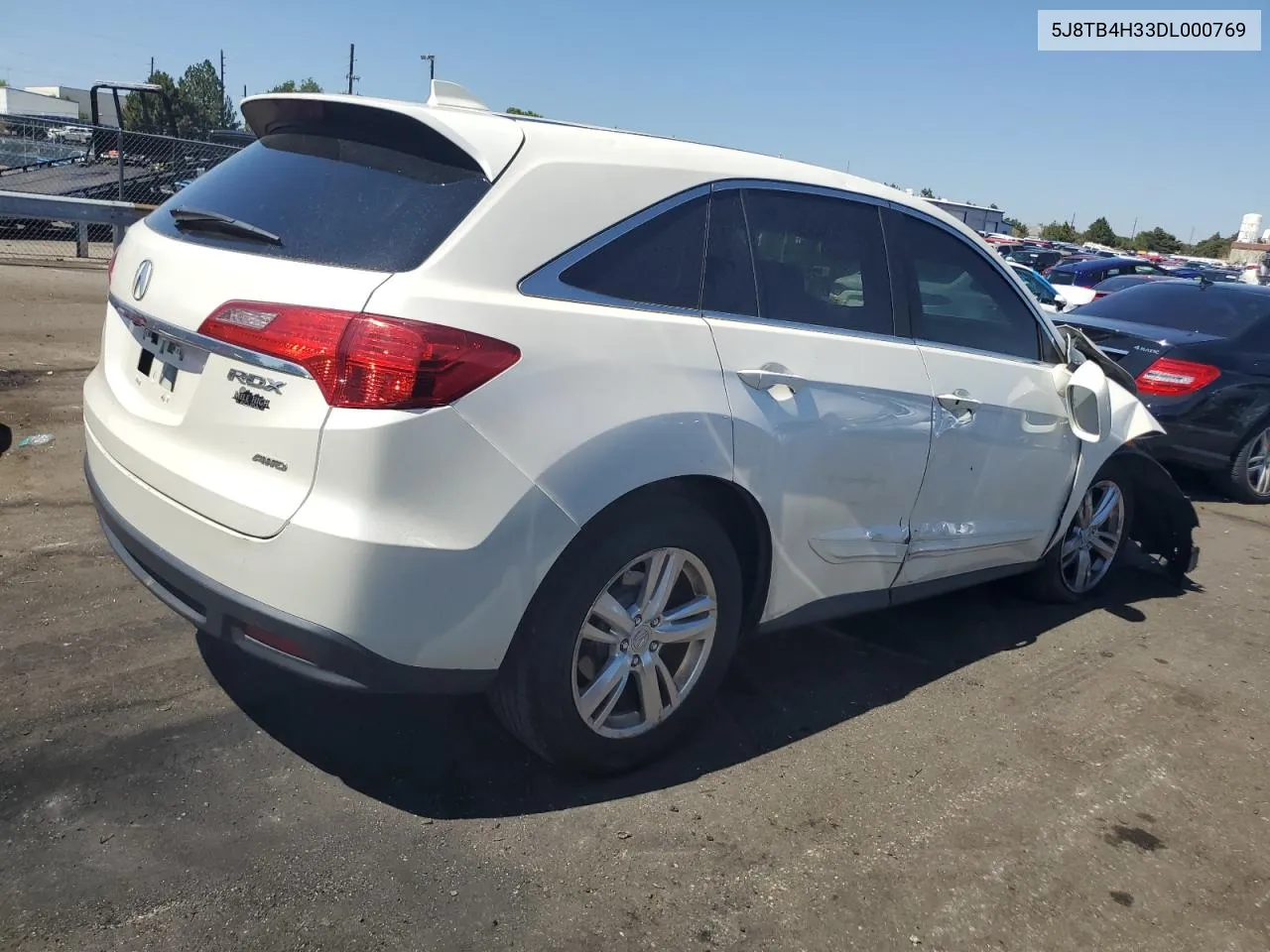 2013 Acura Rdx VIN: 5J8TB4H33DL000769 Lot: 69330744