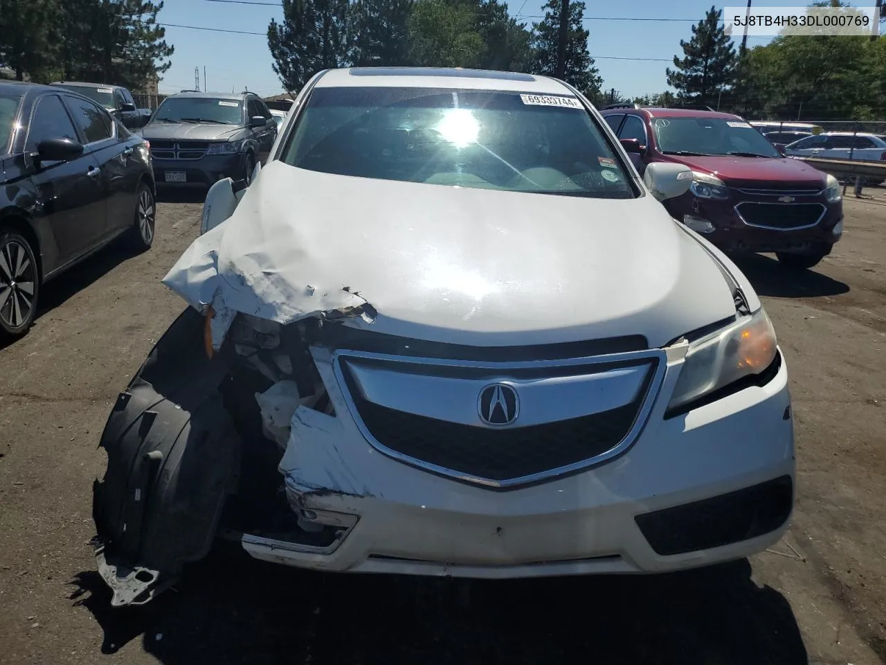 2013 Acura Rdx VIN: 5J8TB4H33DL000769 Lot: 69330744