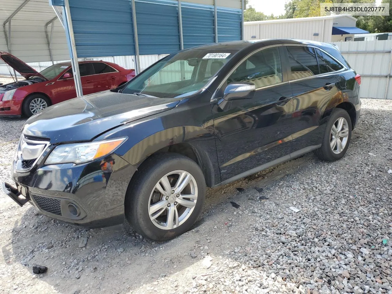 2013 Acura Rdx VIN: 5J8TB4H33DL020777 Lot: 70180164