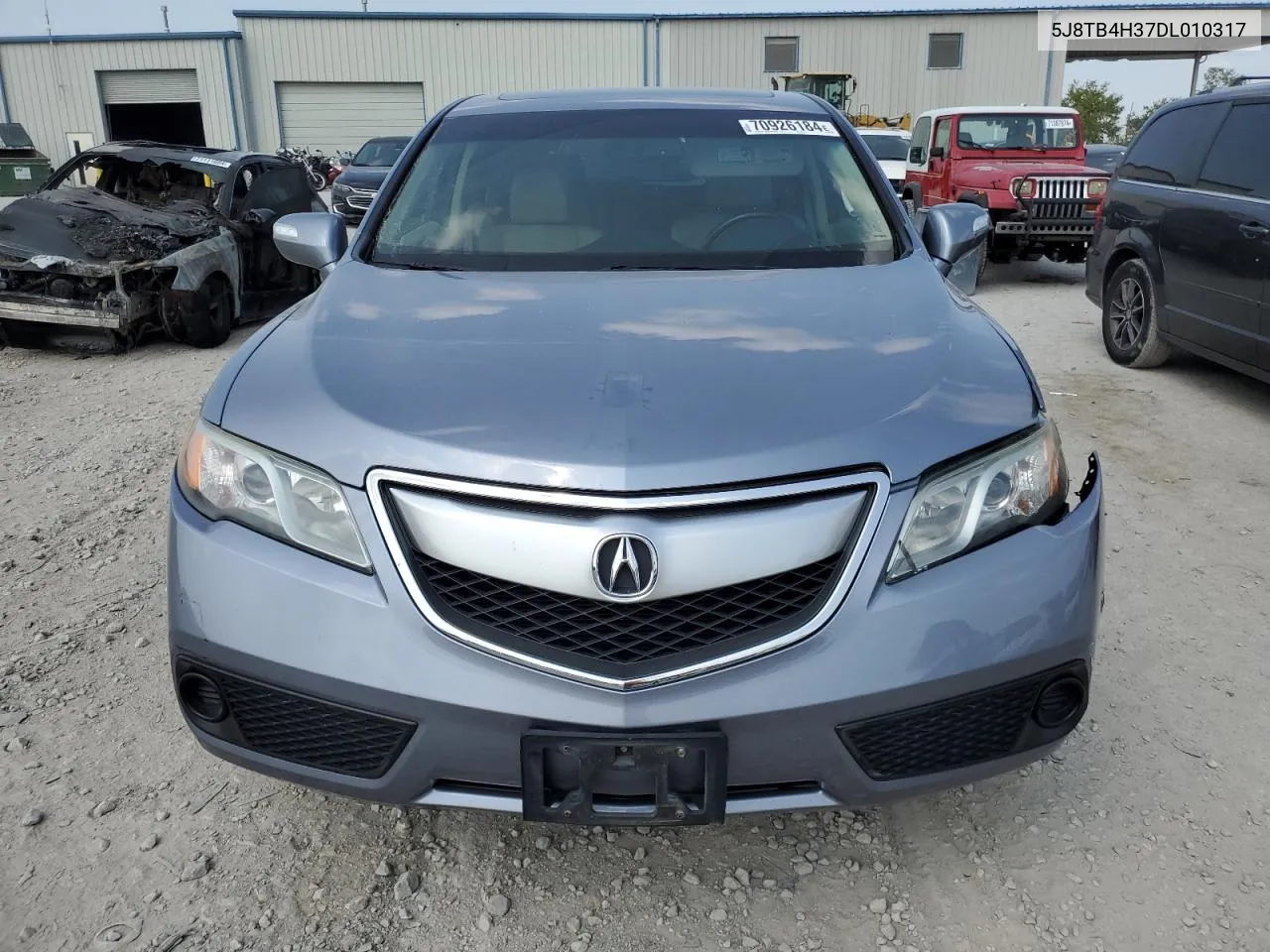 2013 Acura Rdx VIN: 5J8TB4H37DL010317 Lot: 70926184