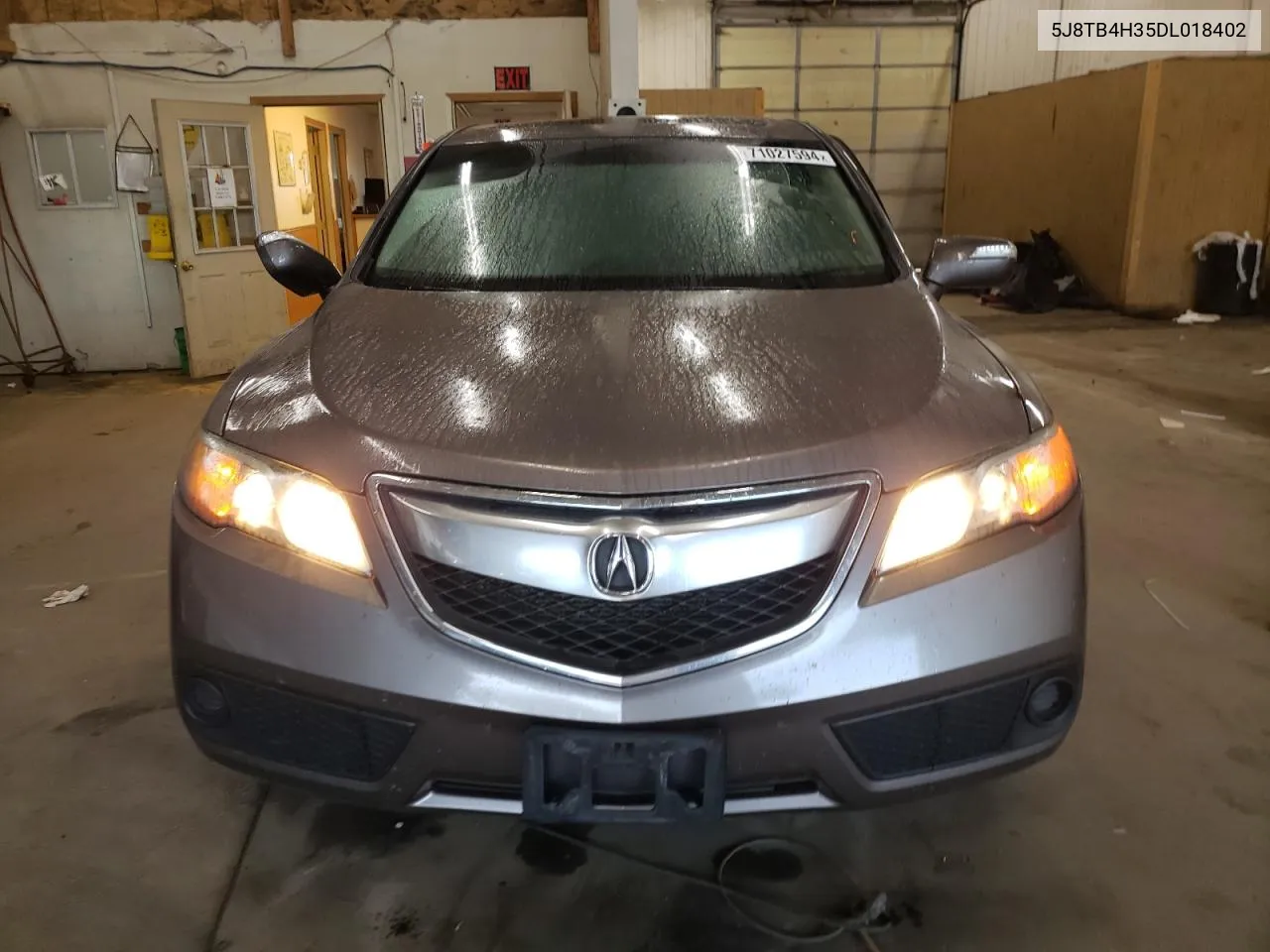 2013 Acura Rdx VIN: 5J8TB4H35DL018402 Lot: 71027594