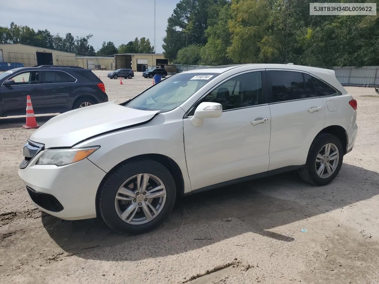 2013 Acura Rdx VIN: 5J8TB3H34DL009622 Lot: 71190794