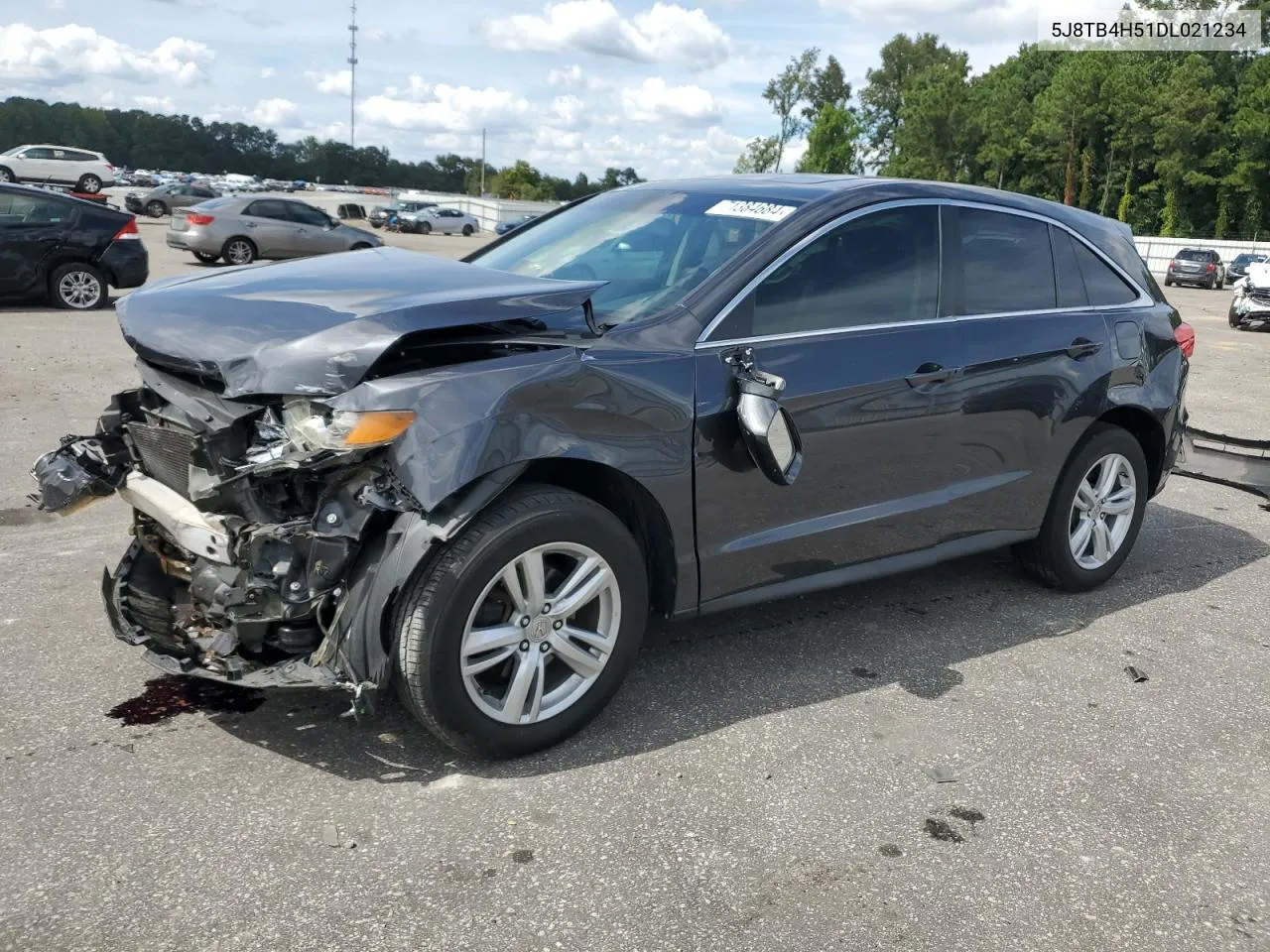 2013 Acura Rdx Technology VIN: 5J8TB4H51DL021234 Lot: 71384684