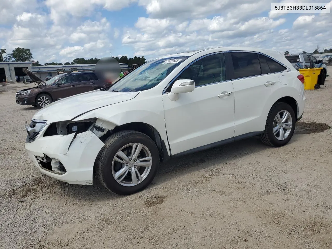 2013 Acura Rdx VIN: 5J8TB3H33DL015864 Lot: 71609144