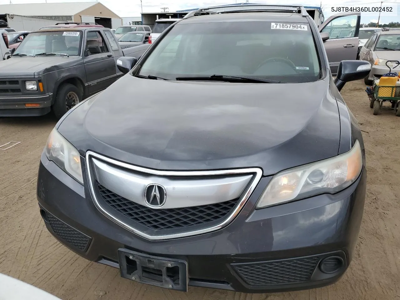 2013 Acura Rdx VIN: 5J8TB4H36DL002452 Lot: 71857904