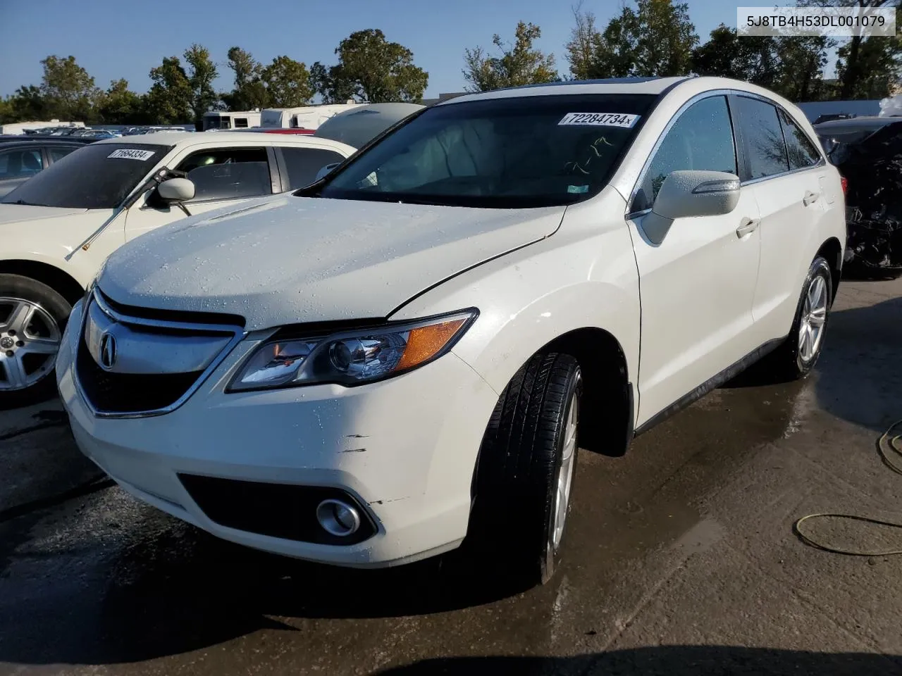 2013 Acura Rdx Technology VIN: 5J8TB4H53DL001079 Lot: 72284734