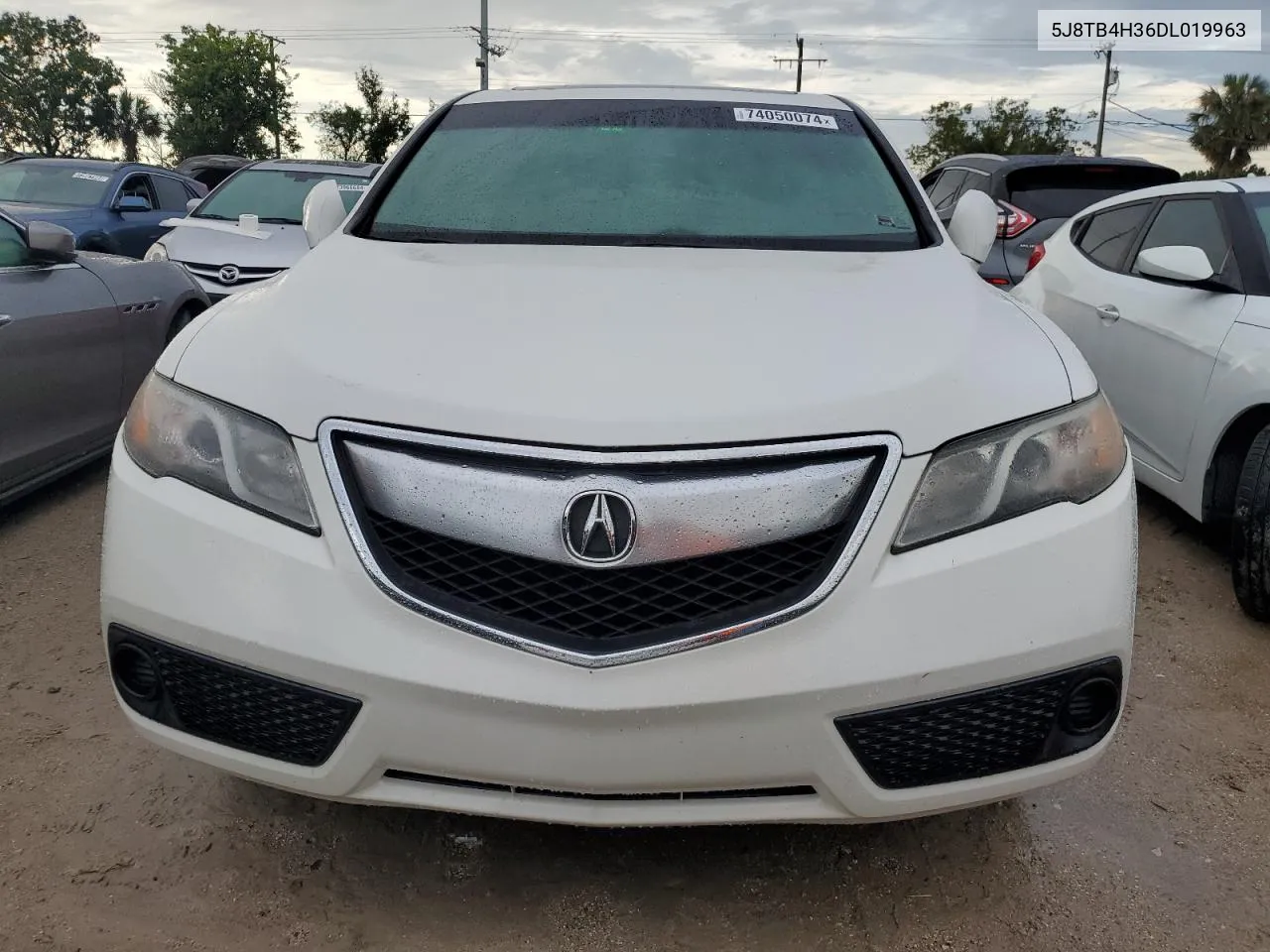 2013 Acura Rdx VIN: 5J8TB4H36DL019963 Lot: 74050074