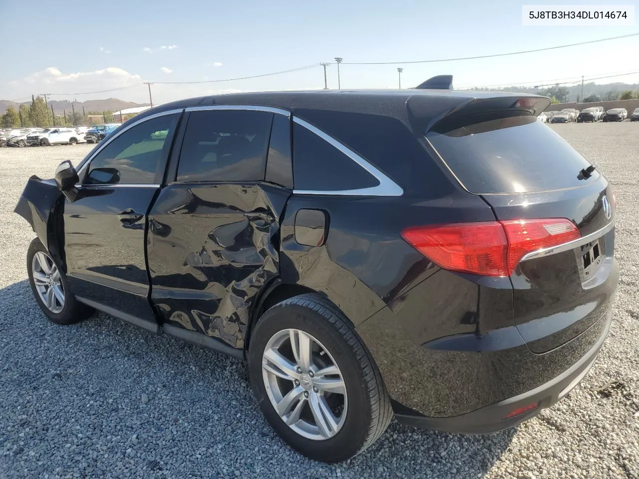 2013 Acura Rdx VIN: 5J8TB3H34DL014674 Lot: 74388754