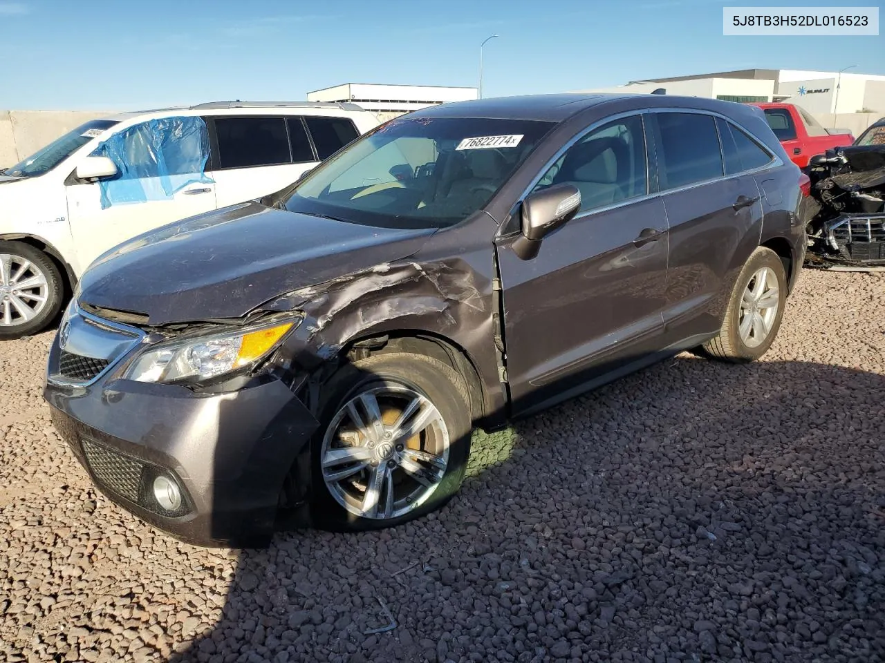 2013 Acura Rdx Technology VIN: 5J8TB3H52DL016523 Lot: 76822774