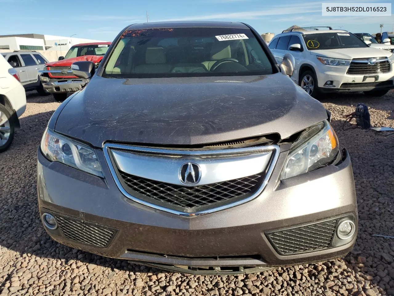 2013 Acura Rdx Technology VIN: 5J8TB3H52DL016523 Lot: 76822774