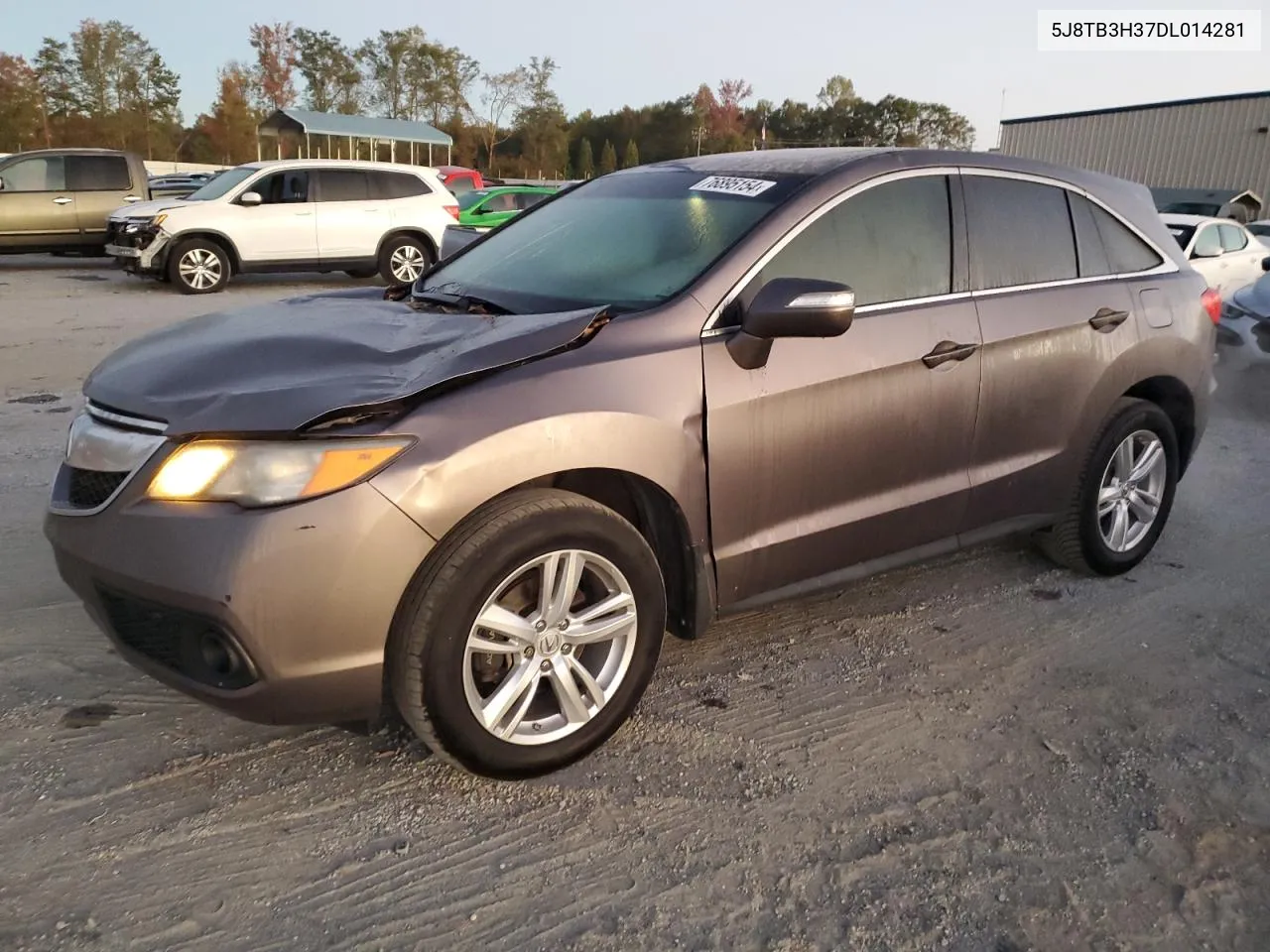 2013 Acura Rdx VIN: 5J8TB3H37DL014281 Lot: 76895154