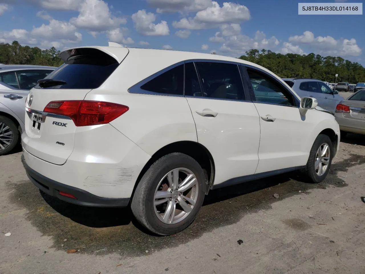 2013 Acura Rdx VIN: 5J8TB4H33DL014168 Lot: 77424714