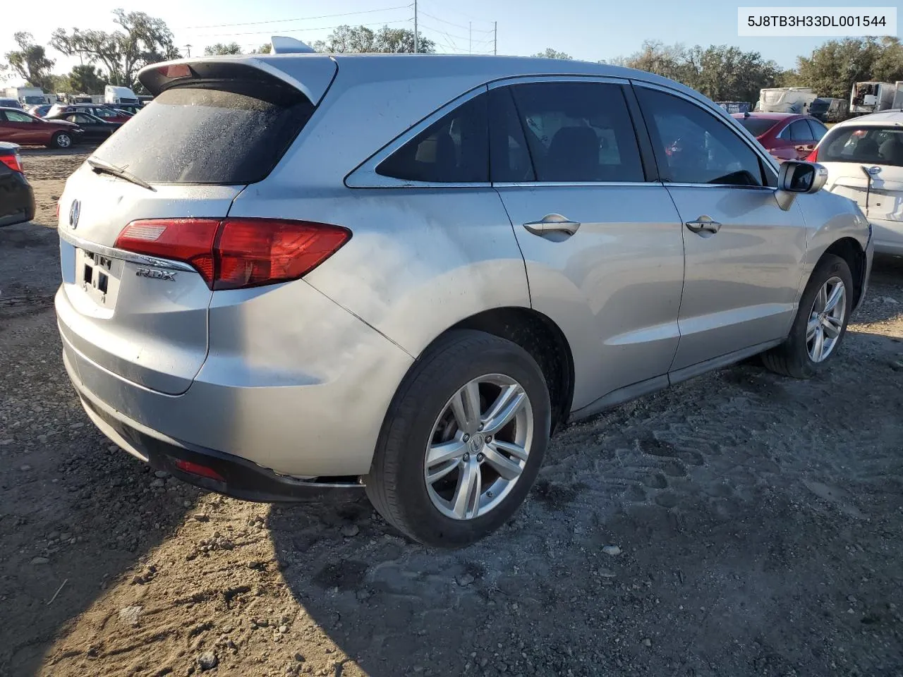 2013 Acura Rdx VIN: 5J8TB3H33DL001544 Lot: 78828584