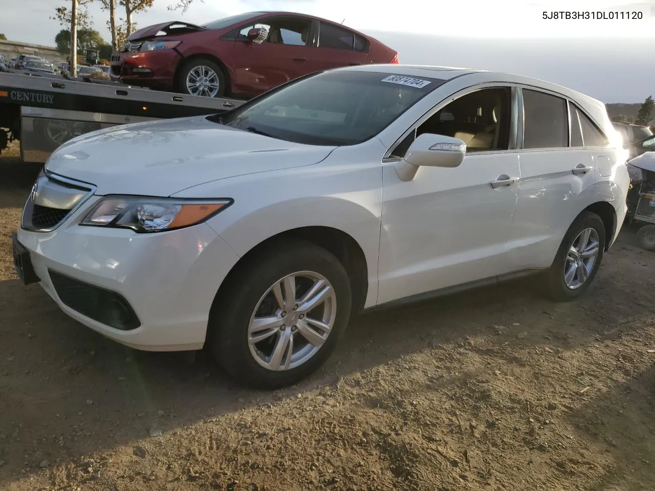 2013 Acura Rdx VIN: 5J8TB3H31DL011120 Lot: 80874704